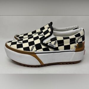Vans Stacked Checkered Slip-on, Women’s size 6